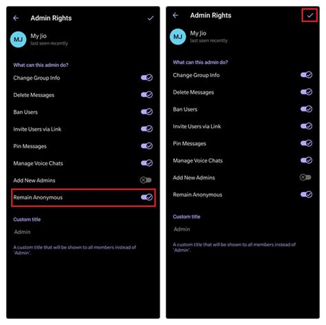 how to not send anonymous telegram