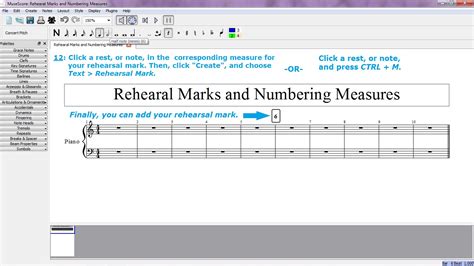 how to number each measure in musescore