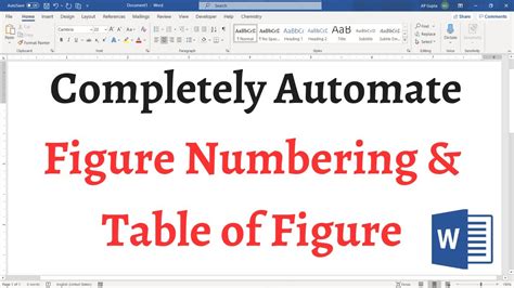 How To Number Figures And Tables