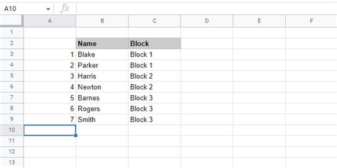 how to number row in google sheets
