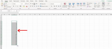 how to number rows in excel by dragging