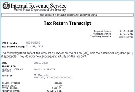 how to obtain tax transcript from irs