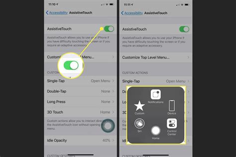 how to on shortcut button in iphone