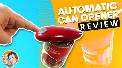 How To Open A Can With An Automatic Can Opener