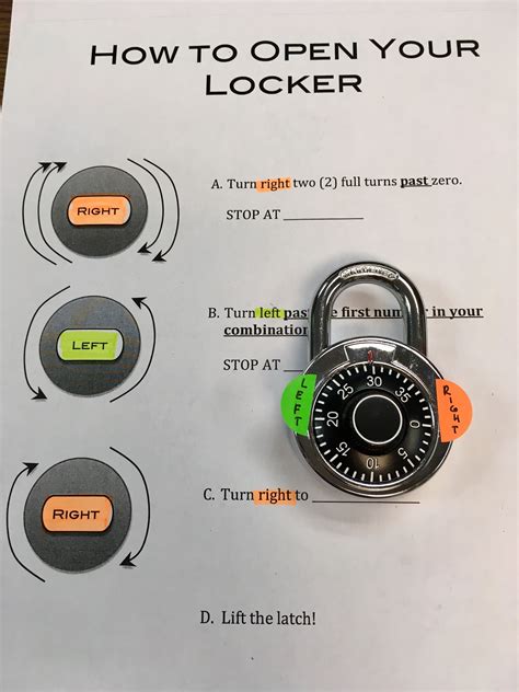 how to open a coded lock