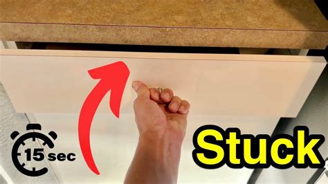How To Open A Drawer When Something Is Stuck
