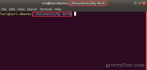 how to open a folder in command prompt in ubuntu