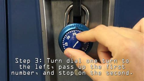 How To Open A Lock On A Locker