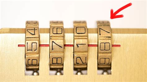 how to open a master combination lock if you forgot the code
