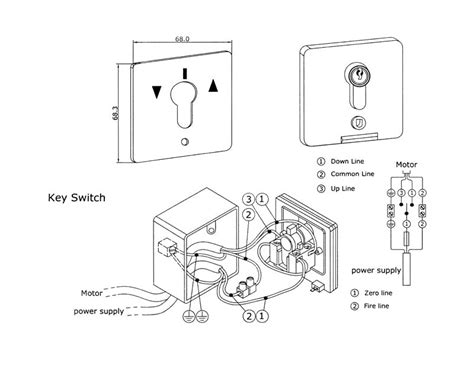 how to open a roller shutter key switch