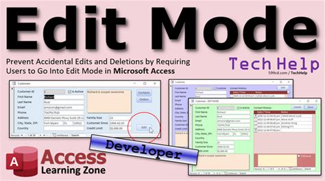 How To Open Access Database In Edit Mode