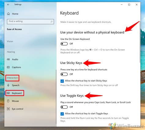 how to open accessibility keyboard windows 10