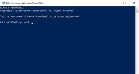 how to open admin command prompt from powershell