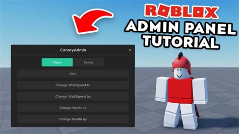 how to open admin panel in roblox