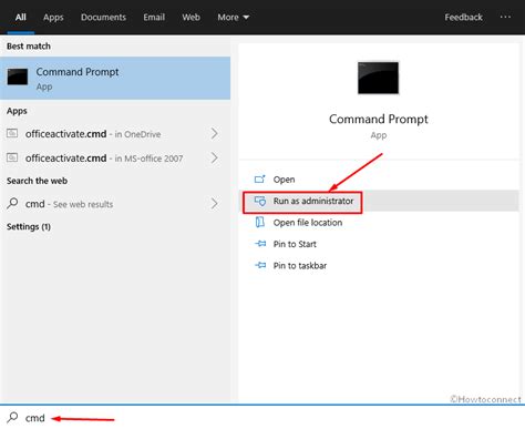 how to open administrator command prompt