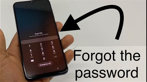 how to open android phone when password is forgotten