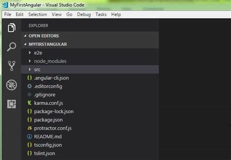 how to open angular project using cmd