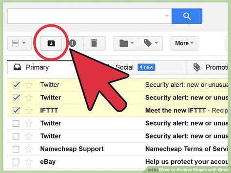 how to open archive folder in gmail
