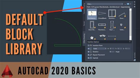 How To Open Block Library In Autocad