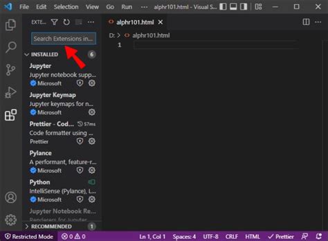 how to open browser in vscode