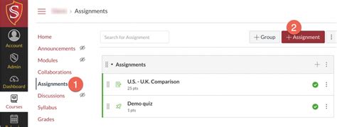 how to open canvas assignments early