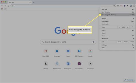 how to open chrome in incognito mode in windows 10