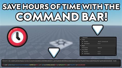 how to open command bar in roblox studio