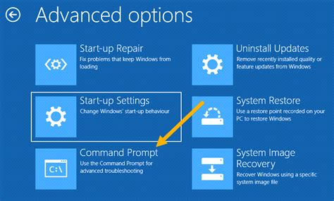 how to open command prompt in windows recovery