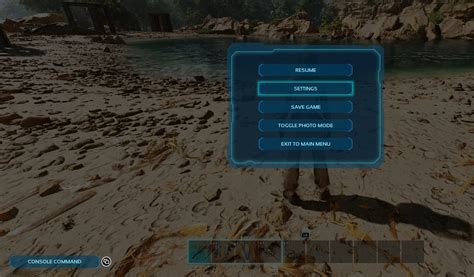 how to open commands in ark ps5