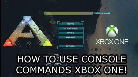 how to open commands in ark xbox