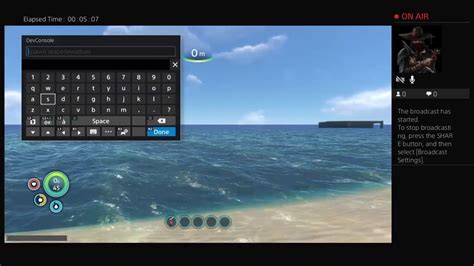how to open commands in subnautica ps4