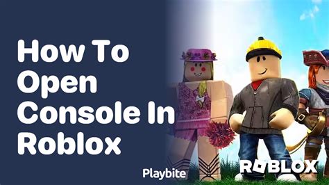 how to open console on mac roblox