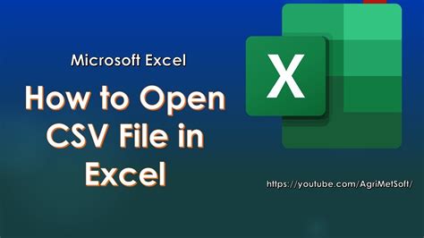 how to open csv file in excel by default