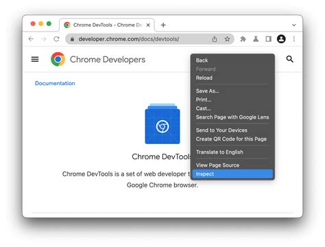 how to open devtools in chrome ios
