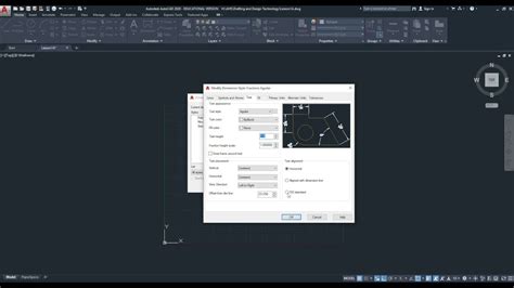 how to open drafting settings in autocad