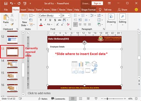 how to open embedded excel file in powerpoint in presentation mode