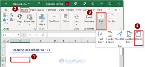 how to open embedded excel file in powerpoint slideshow