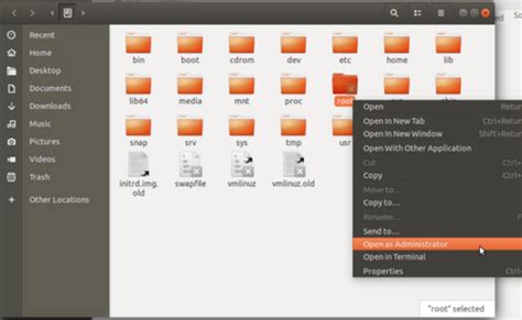 how to open etc folder in ubuntu terminal