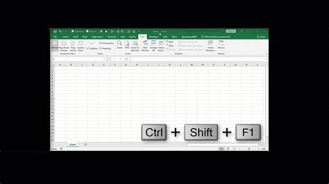 how to open excel sheet in full screen