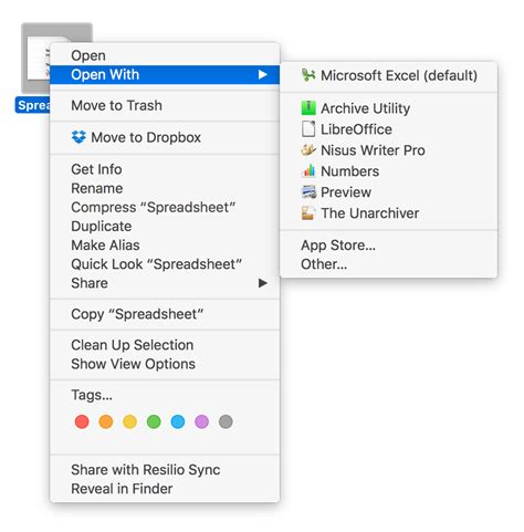 how to open excel sheet on macbook
