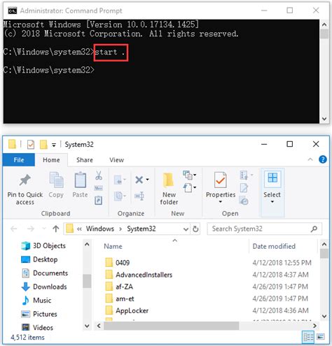 how to open folder in cmd from explorer
