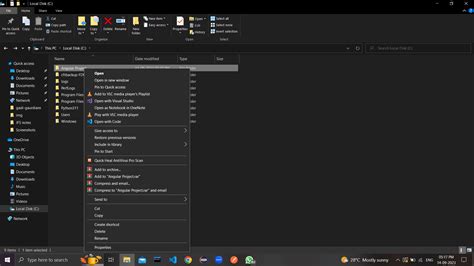 how to open folder in visual studio code from file explorer