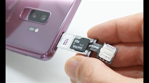 how to open galaxy s9 sim card
