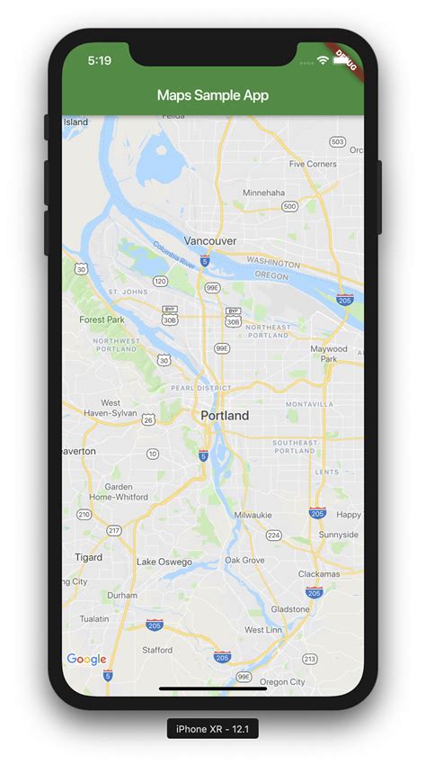 how to open google maps in flutter
