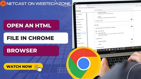 how to open html file in chrome in visual studio code