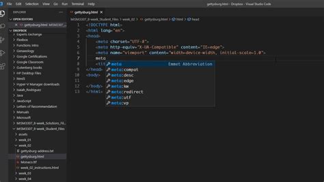 how to open html project in visual studio code