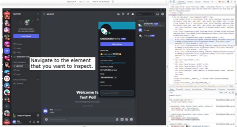 how to open inspect element on discord mac