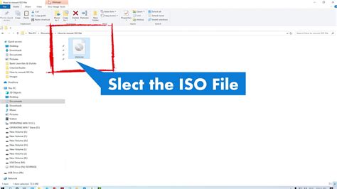 how to open iso file in windows 10