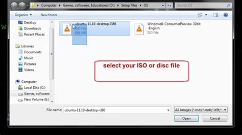how to open iso image file in windows 7