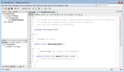 how to open java source code in netbeans